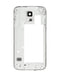 Marco intermedio original para Samsung Galaxy S5 (Plata / Negro)