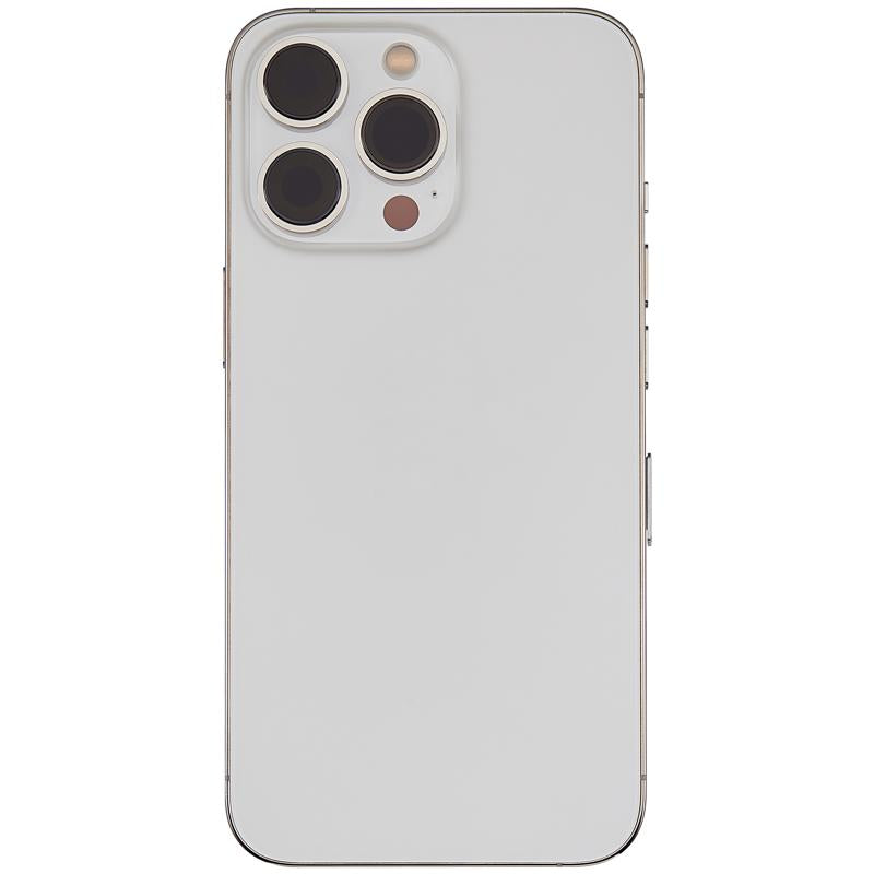 Tapa trasera para iPhone 13 Pro con componentes pequeños pre-instalados (versión internacional) (Usado original Grado B) (Plata)