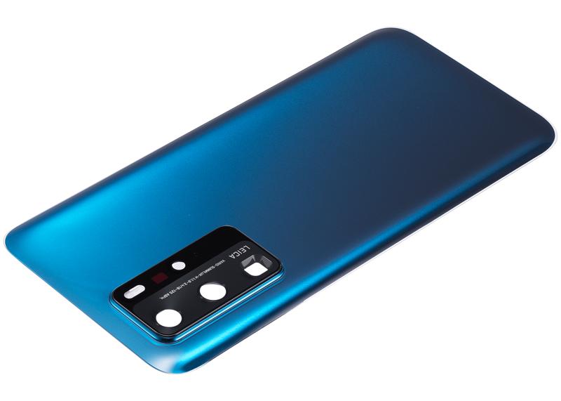 Tapa trasera con lente de camara para Huawei P40 Pro (Azul Profundo)