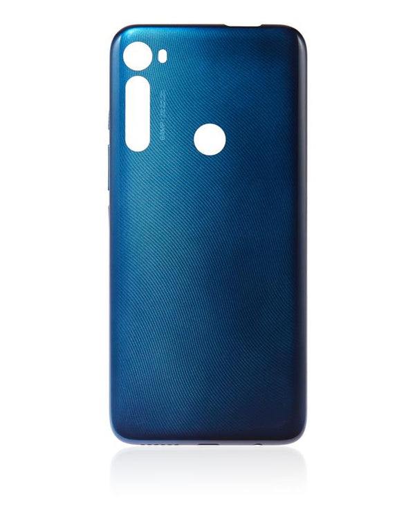 Tapa trasera para Motorola One Fusion Plus (XT2067-2 / 2020) original (Azul Crepusculo)