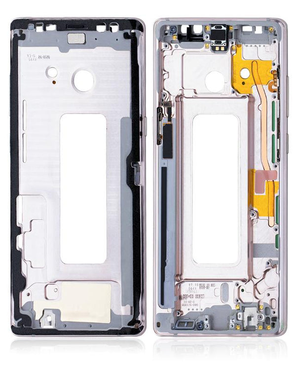 Carcasa intermedia para Samsung Galaxy Note 8 (con piezas pequenas) (Dorado)