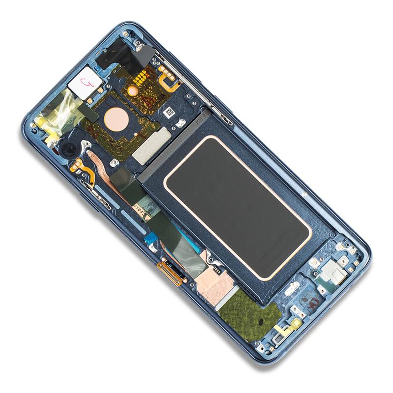Pantalla OLED para Samsung Galaxy S9 Plus con marco (Azul Coral)