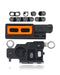Malla de altavoz/microfono para iPhone 14 Pro (Negro Espacial) (Paquete de 10)