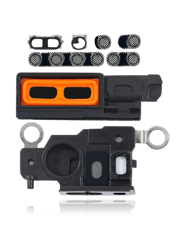 Malla de altavoz/microfono para iPhone 14 Pro (Negro Espacial) (Paquete de 10)