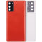 Tapa trasera con lente de camara para Samsung Galaxy Note 20 5G (Sin Logo) Rojo Mistico