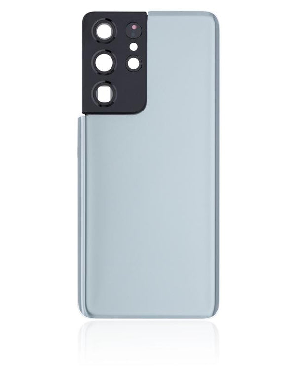 Tapa trasera con lente de camara para Samsung Galaxy S21 Ultra (Phantom Titanium)