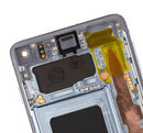 Pantalla OLED con marco para Samsung Galaxy S10 (Azul Prisma) Reacondicionada