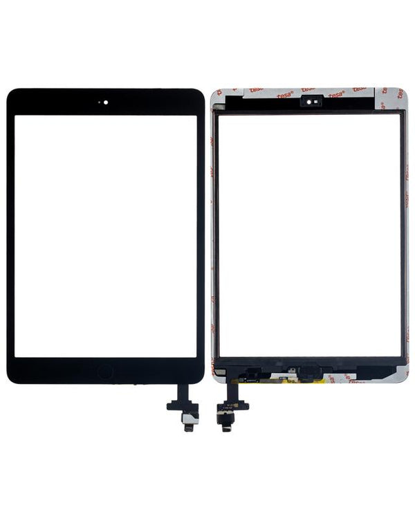 Digitalizador con chip IC y boton de inicio pre-instalado para iPad Mini 1 / iPad Mini 2 (Negro)