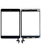 Digitalizador con chip IC y boton de inicio pre-instalado para iPad Mini 1 / iPad Mini 2 (Negro)