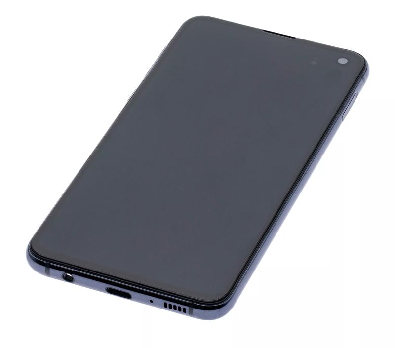 Pantalla OLED para Samsung Galaxy S10E con marco (original) (Negro Prisma)