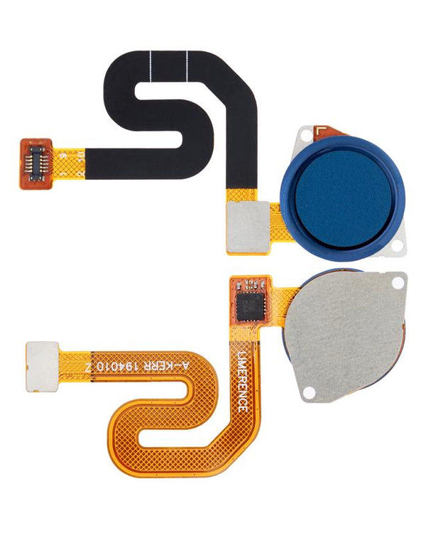 Lector de huellas con flex para Motorola Moto G7 Power / G7 Play / G7 Supra (Azul)