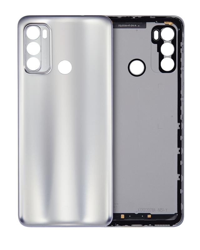 Tapa trasera para Motorola Moto G40 Fusion (Plata)