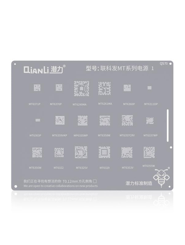 Stencil Bumblebee (QS70) Serie MTK MT 1 (Qianli)