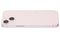Tapa trasera para iPhone 13 Mini con componentes pequenos pre-instalados (Version internacional, Rosa)