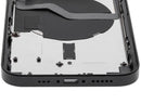 Tapa trasera para iPhone 12 con componentes pequeños pre-instalados (Versión internacional) (Original usada: Grado A) (Negro)