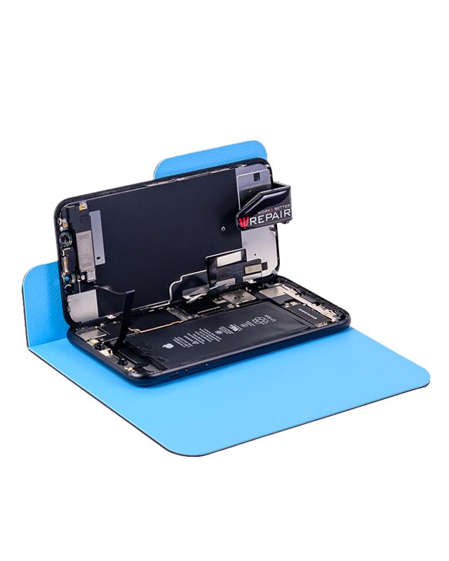 Soporte de pantalla ESD con brazo ajustable para telefonos (Azul) (Wrepair)