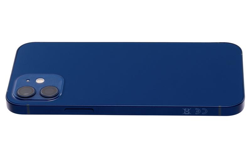 Tapa trasera con componentes pequenos pre-instalados para iPhone 12 Azul