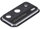 Lente de la camara trasera con soporte para Huawei P40 (Blanco Hielo)