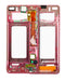 Carcasa intermedia para Samsung Galaxy S10 con piezas pequeñas (Rojo Cardinal)