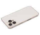 Tapa trasera para iPhone 13 Pro con componentes pequenos pre-instalados (Version US) Sin logo (Dorado)
