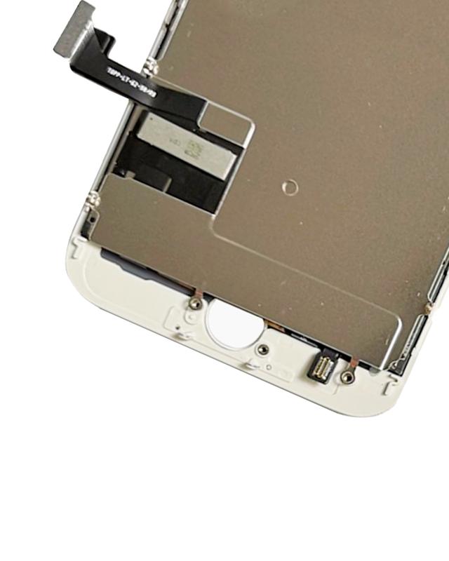 Pantalla LCD para iPhone 8 / SE (2020 / 2022) con placa de acero (Blanco)