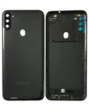 Tapa trasera con lente de camara para Samsung Galaxy A11 (A115 / 2020) (Negro) original