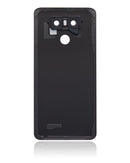 Tapa trasera de vidrio con adhesivo para LG G6 (Astro Black)