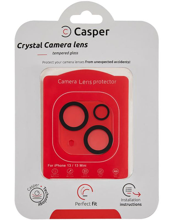 Protector de lente de camara Casper para iPhone 13 / 13 Mini (Cobertura completa cristal)