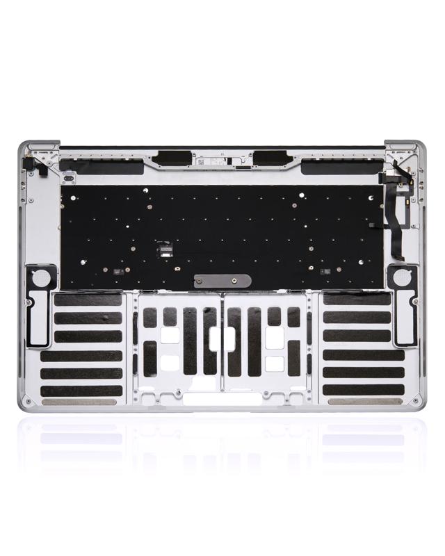 Carcasa superior con teclado para MacBook Pro 15" con Touch Bar (A1707 / Finales de 2016 / Mediados de 2017) (Teclado Francés) (Plata)