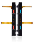 Encuentra en Guatemala un riel de plástico para Nintendo Switch en color rojo o azul con cable flex en un taller de reparaciones especializado en consolas.