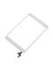 Digitalizador con IC Chip y boton de inicio preinstalado para iPad Mini 1 / iPad Mini 2 (Blanco)