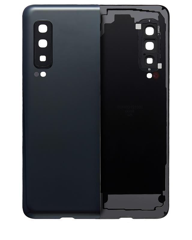 Tapa trasera con lente de cámara para Samsung Galaxy Fold 4G (F900) (Cosmos Black)