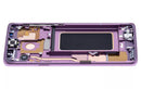 Pantalla OLED con marco para Samsung Galaxy S9 Plus original (Lila Purpura)