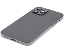 Tapa trasera para iPhone 12 Pro con componentes pequenos pre-instalados (Version EE.UU.) (Usada original grado C) (Grafito)