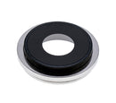 Lente de camara trasera con soporte y bisel para iPhone 12 Pro Max (Plata)