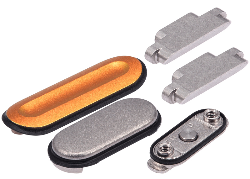 Juego de botones para Apple Watch 49mm Ultra de 49mm - Naranja/Silver