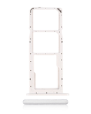 Bandeja Single Sim para Samsung Galaxy A02S / A03 Color Blanco