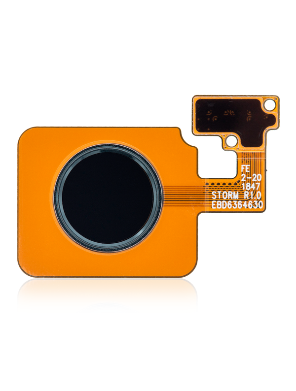 Sensor de Huella y Boton Home con Flex para LG G8 THINQ / LG V50 THINQ (NEGRO)