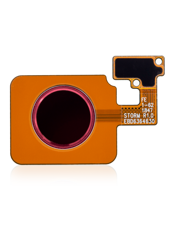 Sensor de Huella y Boton Home con Flex para LG G8 THINQ / LG V50 THINQ (ROJO)