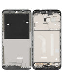 Marco para pantalla (carcaza intermedia) para Motorola E7 Plus (XT2081) Color Negro