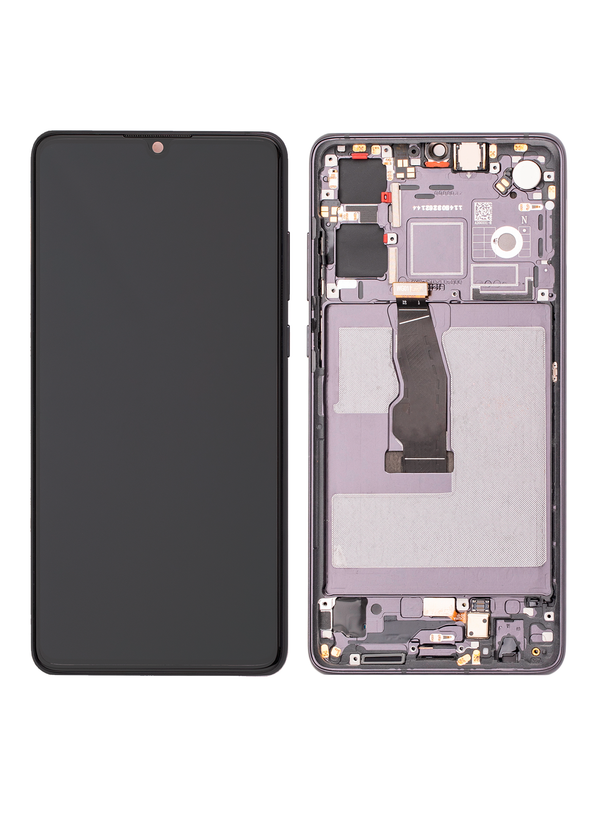 Pantalla completa con marco para Huawei P30 Color Negro