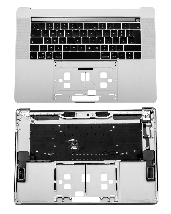 Carcaza con Teclado para Macbook Pro 15" A1990 Late 2018 a Early 2019 - Color Negro - Space Grey - Teclado UK English