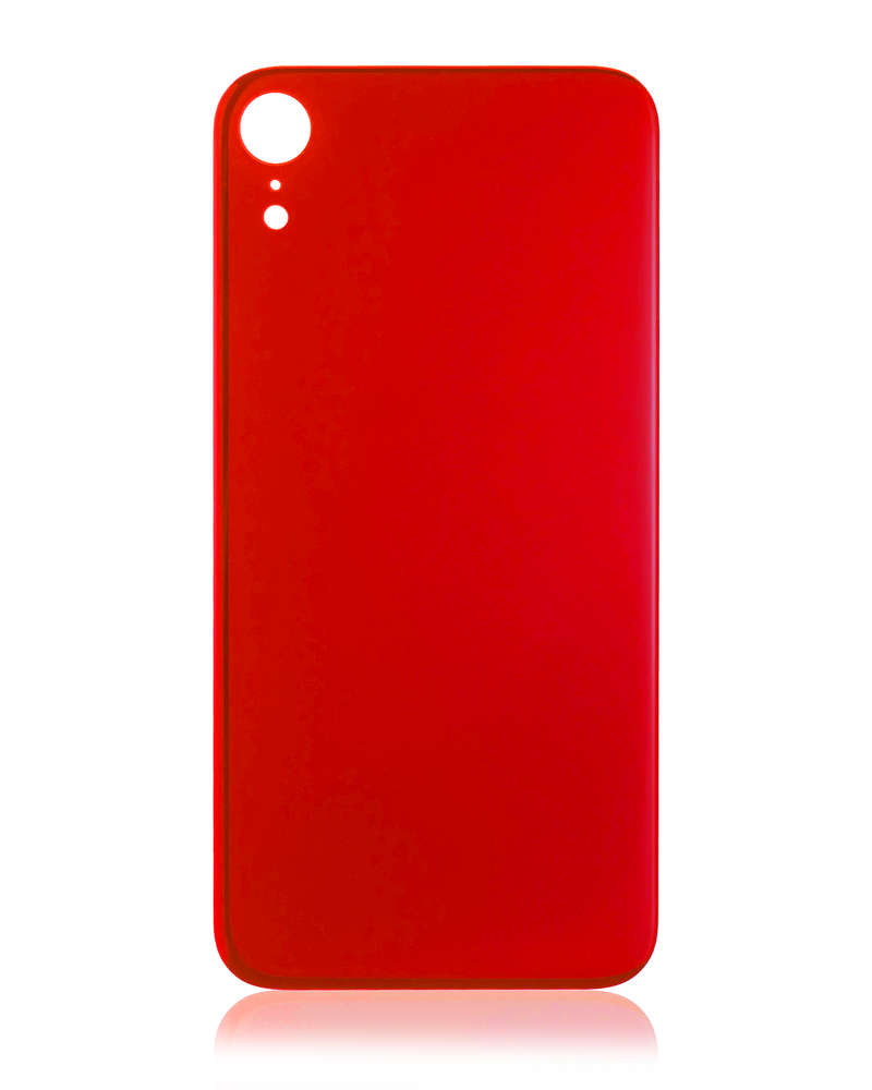 Tapa para iPhone XR - Sin Logotipos - Color Rojo - Con Agujero de camara grande