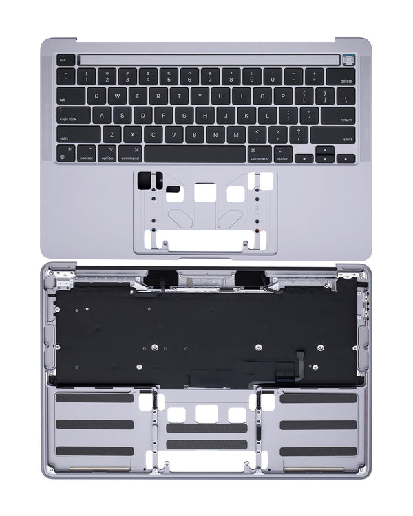 Carcaza Superior con Teclado para Macbook Pro 13" Modelo A2337 Late 2020 - Color Space Gray