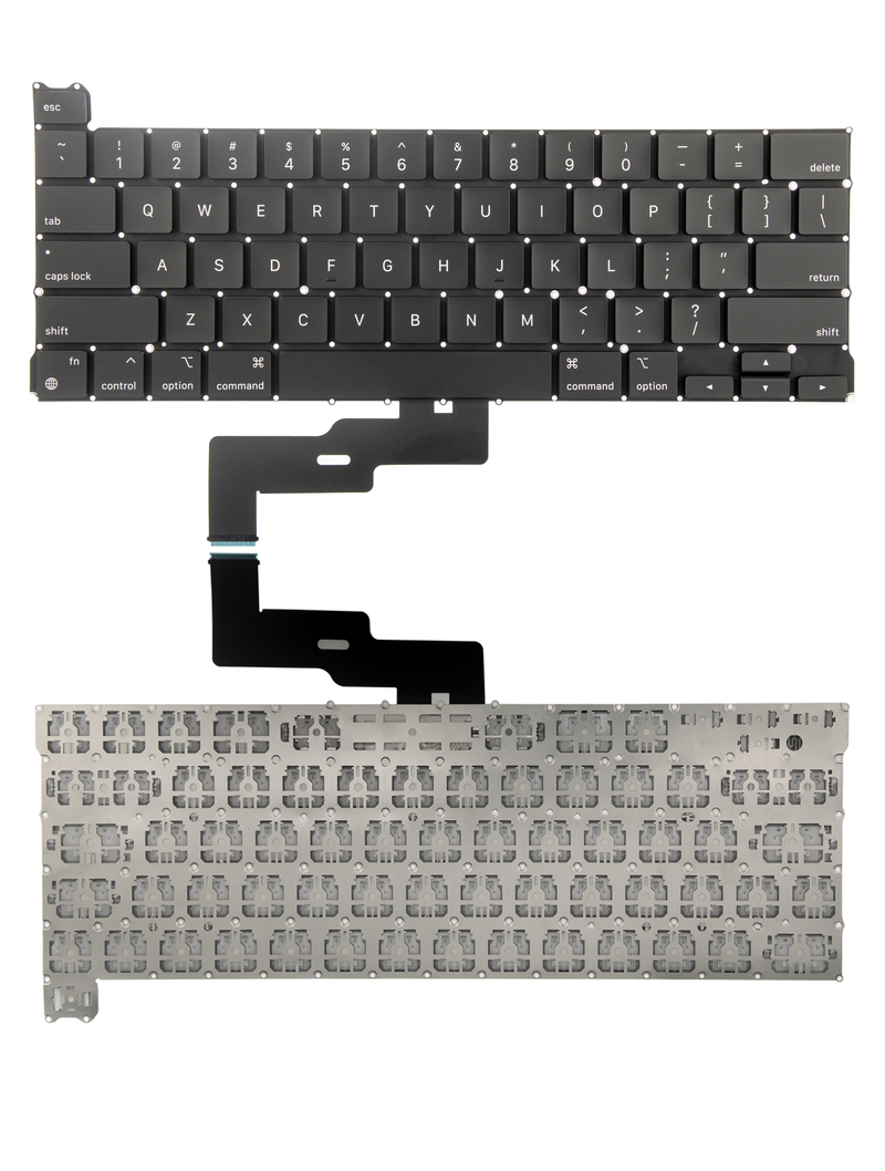 Teclado para Macbook Pro 13" Modelo A2338 Late 2020 - Solo compatible con laptops con teclado en ingles (US English)