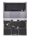Carcaza Superior con Teclado, touch bar y Bateria para Macbook Pro de 13" Model A2338 Late 2020  Color Space Gray