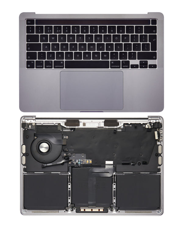 Carcaza Superior con Teclado, touch bar y Bateria para Macbook Pro de 13" Model A2338 Late 2020  Color Space Gray