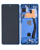 Pantalla completa para Samsung Galaxy S10 Lite con Marco Azul