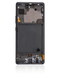 Pantalla completa con marco para Samsung Galaxy A71 5G (A716U/2020) - Color Negro