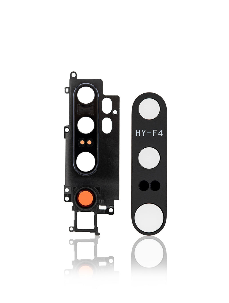 Lente de camara con Bracket para Xiaomi Note 10 - Color Negro